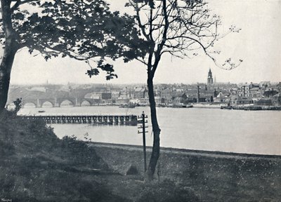 Berwick – Spittalból, a Berwick-híd látható, 1895 alkotó: Unbekannt