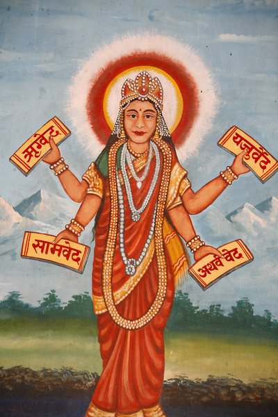 Bhagavad-Gita Hindu-Schriften, Kathmandu, Nepal von Unbekannt