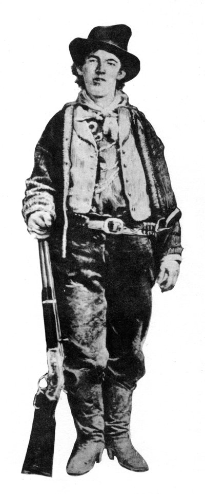 Billy the Kid, amerikai fegyveres és törvényen kívüli, 1877-1881, 1954 alkotó: Unbekannt