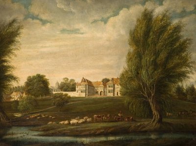 Birdingbury Hall, Warwickshire, 1800. alkotó: Unbekannt