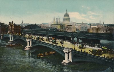 Blackfriars Bridge, London, 1911. alkotó: Unbekannt