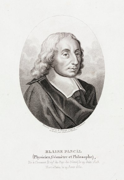 Blaise Pascal francia matematikus, fizikus és teológus, 1660 körül alkotó: Unbekannt
