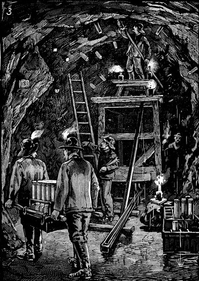 A Flood Rock felrobbantása, 1885 alkotó: Unbekannt