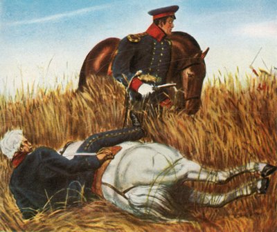 Blücher a ligny-i csatában, 1815. június 16-án, 1936. alkotó: Unbekannt