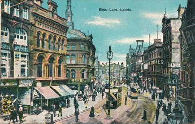 Boar Lane, Leeds, 1905 alkotó: Unbekannt