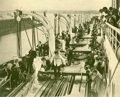 Hajófúró az Aquitania fedélzetén., 1930. alkotó: Unbekannt