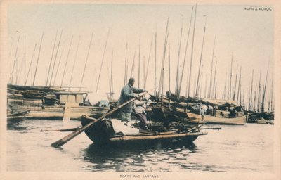 Csónakok és Sampanok, c1910. alkotó: Unbekannt