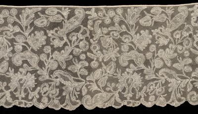 Bobbin Lace Flounce, 18. század. alkotó: Unbekannt