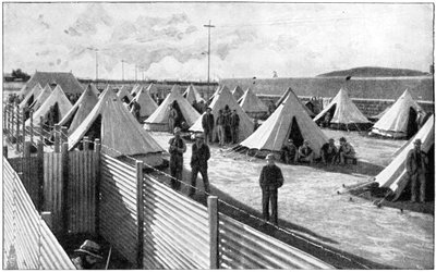 Búr foglyok egy bloemfonteini táborban, 2. búr háború, 1899-1902 alkotó: Unbekannt