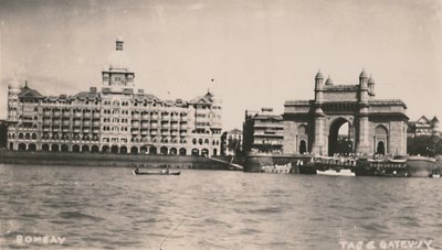Bombay – Taj & Gateway, 1930. alkotó: Unbekannt