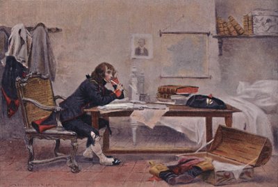 Bonaparte Auxonne-ban, 1788, 1896. alkotó: Unbekannt