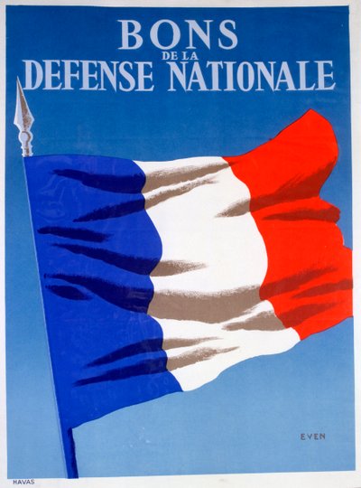 Nemzetvédelmi kötvények, francia plakát, c1944 alkotó: Unbekannt