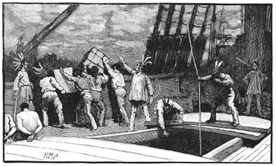 Boston Tea Party, 1773. december 26 alkotó: Unbekannt