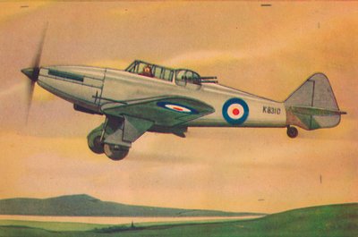Boulton Paul Defiant Fighter Monoplane, c1944. alkotó: Unbekannt