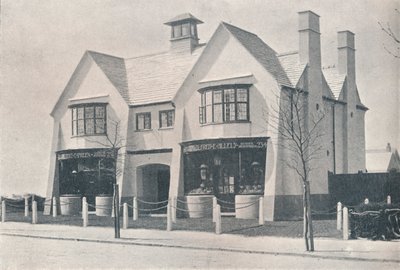 Bournville: két falusi bolt, WA Harvey, c1900 1901-1902 alkotó: Unbekannt