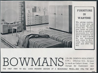 Bowmans reklám, 1942 alkotó: Unbekannt