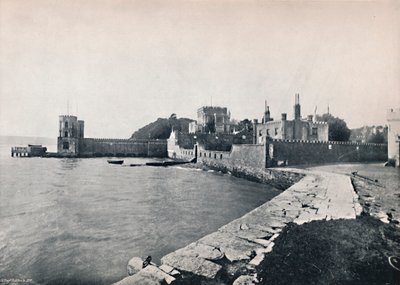 Branksea-sziget – A kastély általános képe, 1895 alkotó: Unbekannt