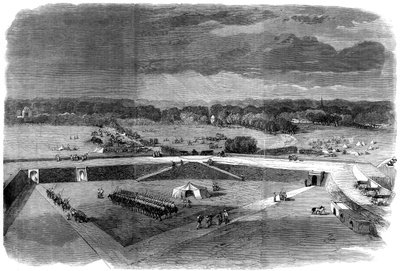 Havelock dandártábornok elhagyja Allahabad erődjét, hogy visszafoglalja Cawnpore-t, 1857 alkotó: Unbekannt