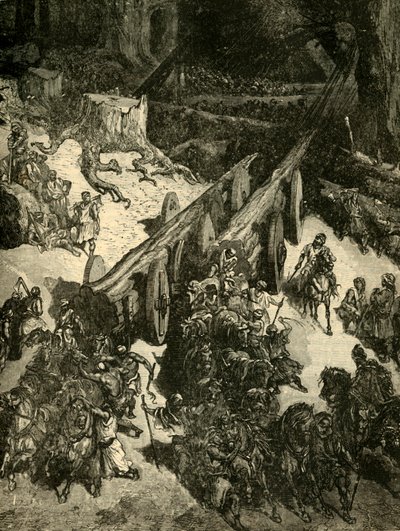 Cédrus hozása Libanonból, 1890. alkotó: Unbekannt