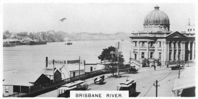 Brisbane River, Queensland, Ausztrália, 1928 alkotó: Unbekannt