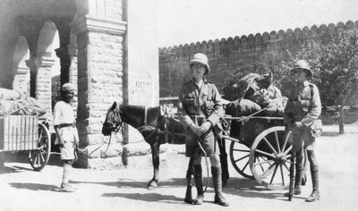 Brit hadsereg szállítása, Agra, India, 1916-1917 alkotó: Unbekannt