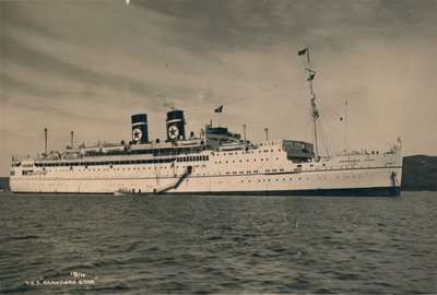 SS Arandora Star of the Blue Star Line brit személyszállító hajó, 1936 alkotó: Unbekannt