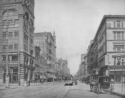 Broadway, a Chestnut Streettől északra, St. Louis, 1897. alkotó: Unbekannt