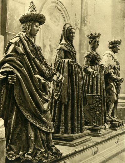 Bronz szobrok a Hofkirche-ben, Innsbruck, Tirol, Ausztria, 1935. alkotó: Unbekannt