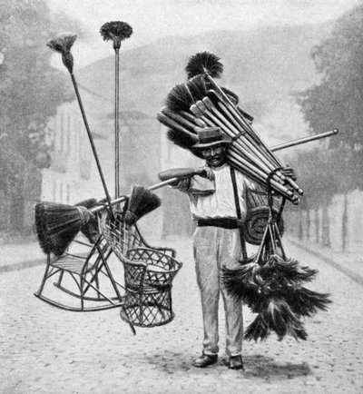 Seprűkereskedő, Rio de Janeiro, Brazília, 1922 alkotó: Unbekannt