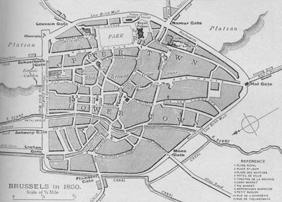 Brüsszel 1830-ban – Terv, 1902 alkotó: Unbekannt