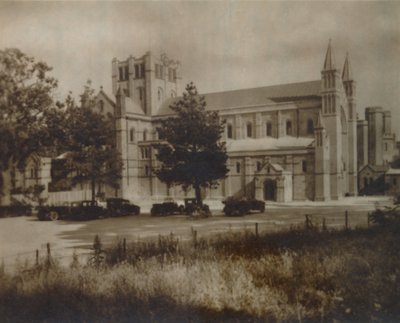 Buckfast Abbey Church, North View, 19. század vége – 20. század eleje alkotó: Unbekannt