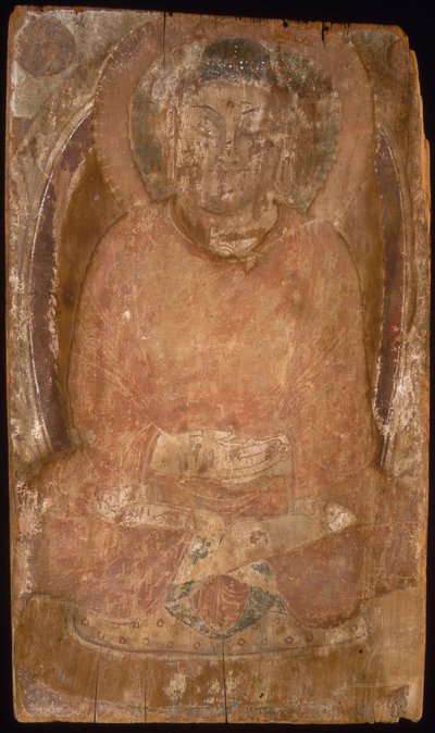 Buddha halo és lángoló testtel Mandorla, 6-7. század. alkotó: Unbekannt