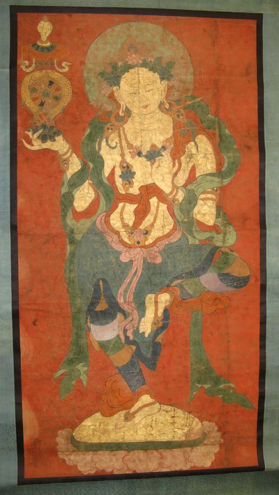 Buddhista kísérő, esetleg dakini, 18. század vége. alkotó: Unbekannt