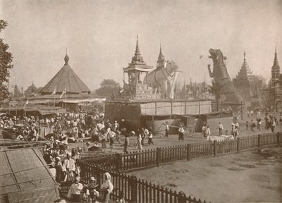 Buddhista hamvasztásos jelenet. - Phoongyi-byan, 1900. alkotó: Unbekannt
