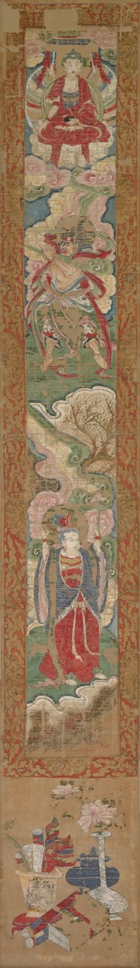 Buddhista panel, 1300-as évek. alkotó: Unbekannt