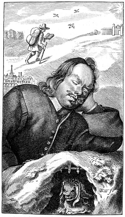 Bunyans Dream, 1680, 1893 alkotó: Unbekannt
