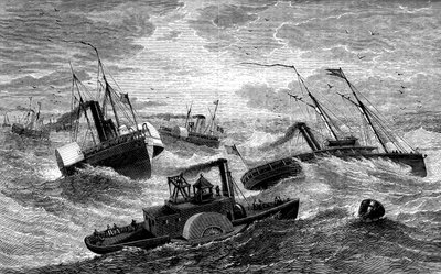 Burnsides expedíció Hatteras Baron, Észak-Karolinában, 1861-1862 c1880 alkotó: Unbekannt