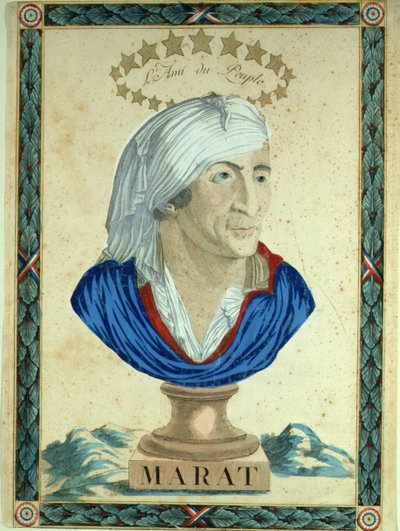 Marat mellszobra, 1793-1794. alkotó: Unbekannt