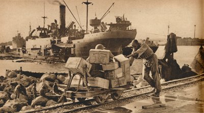 Mozgalmas jelenetek Bengáziban, 1943 alkotó: Unbekannt
