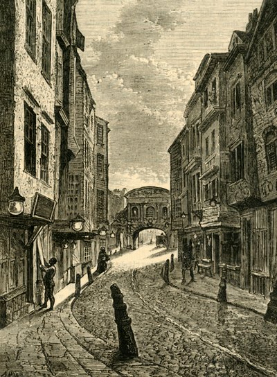 Mészáros sor 1800-ban, 1881-ben. alkotó: Unbekannt