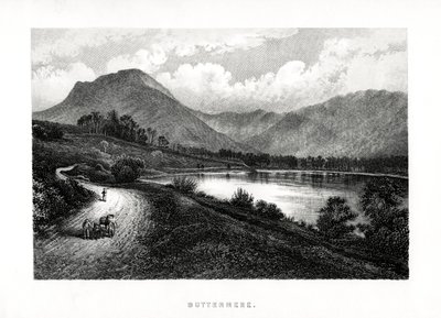 Buttermere, Lake District, Cumbria, 1896 alkotó: Unbekannt