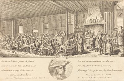 Ramponaux-i kabaré, c. 1760. alkotó: Unbekannt