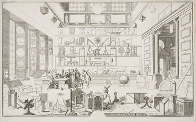 Cabinet de Geometrie de Mr LE CLERC – Kutatóközpontok Az Academie des Sciences Fizikai Laboratóriuma, Párizs, 1700 körül alkotó: Unbekannt