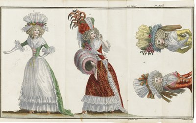 Cabinet des Modes, avagy új divat, 1786-1788 alkotó: Unbekannt