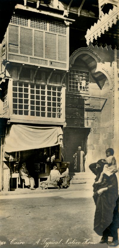 Kairó – Egy tipikus szülőház, 1918-c1939. alkotó: Unbekannt