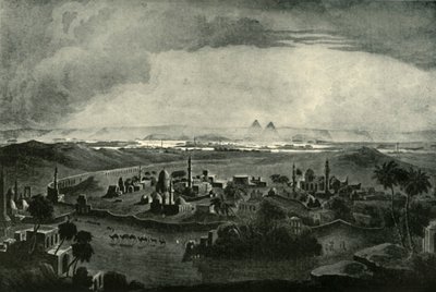 Kairó és a piramisok, 19. század eleje, 1901. alkotó: Unbekannt