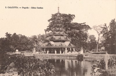 Kalkutta – Pagoda – Édenkert, 1900 körül alkotó: Unbekannt