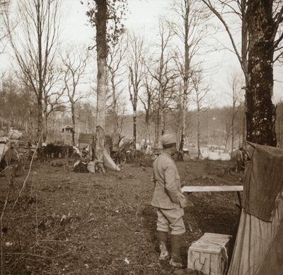 Camp, Genicourt, Észak-Franciaország, 1914-c1918 alkotó: Unbekannt