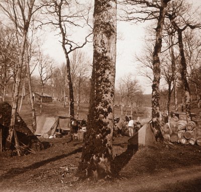 Camp, Genicourt, Észak-Franciaország, 1914-c1918 alkotó: Unbekannt