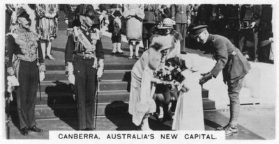 Canberra, Ausztrália, 1928 alkotó: Unbekannt